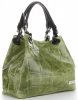 GEANȚĂ DIN PIELE shopper bag Vittoria Gotti verde V692754
